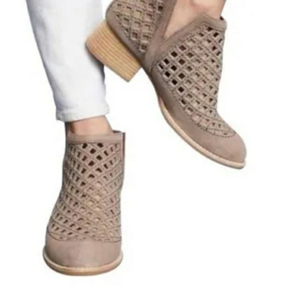 Jeffrey Campbell Taggart Perforated Leather Ankle Boot - Picture 5 of 12